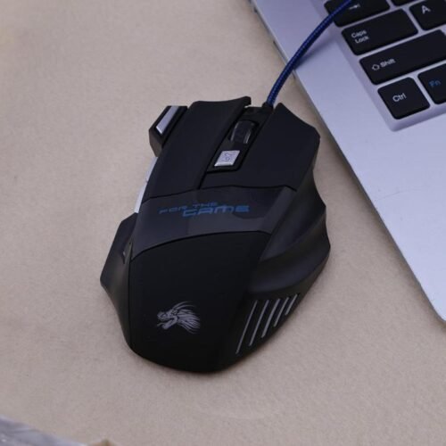 Wired Gaming Mouse 5500DPI 7-Color LED Backlight Optical USB 7 Buttons  For Gamer Working With Laptop And Desktop - Image 6